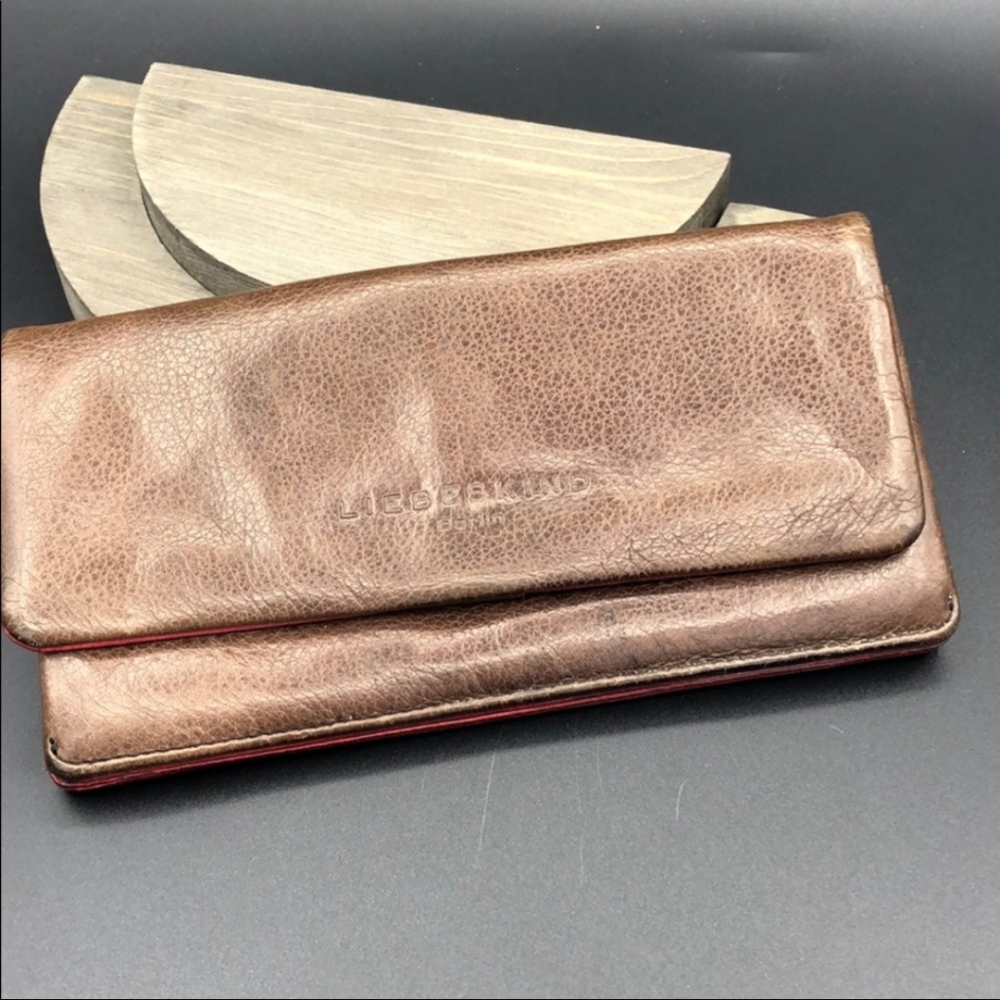 Liebeskind Brown and Red Wallet